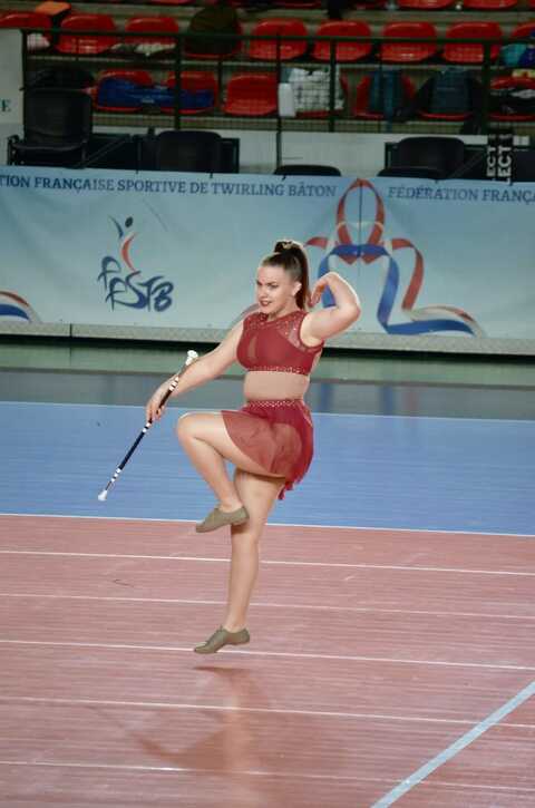 Twirling-Bâton et pompons